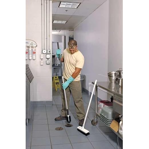 Remco 12 in Sweep Face Broom Head, Stiff, Synthetic, Black 29159-1 Each