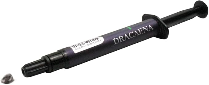 Dracaena.io 5-Pack 18 W/mK CTG12 Thermal Paste 4g, Premium Carbon Thermal Compound for CPU GPU PS4 PS5 Xbox Laptop, Non-Conductive, Long-Term Durability