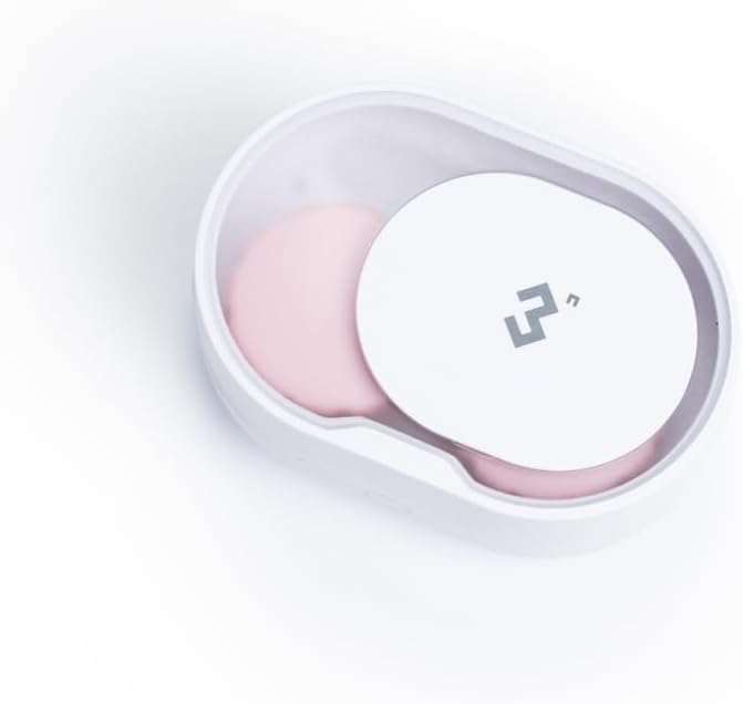 Soft Contact Lens Cleaner with Advanced Electrophoresis Technology, ReO2 Mini Pro, with Mirror and Tweezer (White)