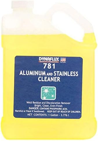 781 Water Based Acid Aluminum and Stainless Steel Cleaner, 1 Gallon Bottle