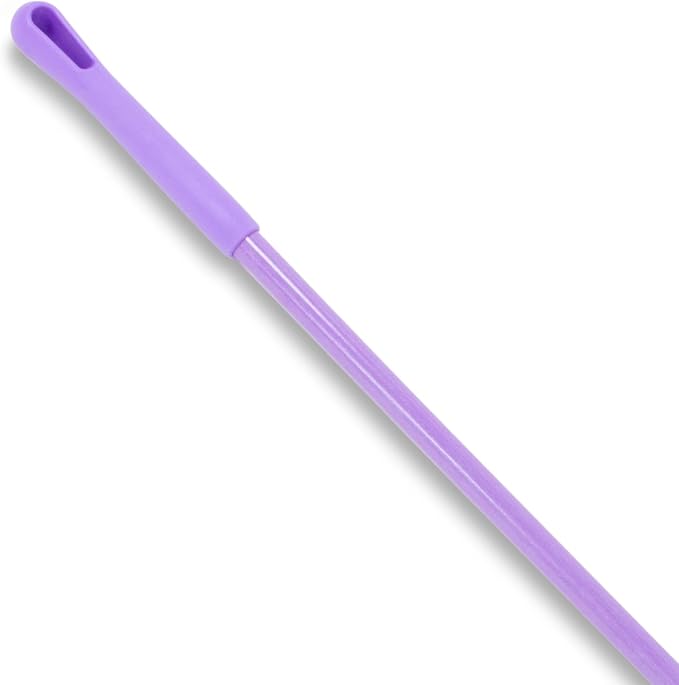 SPARTA 41225EC68 Fiberglass Broom Handle, Mop Handle, Replacement Handle With Acme Threaded Tip For Commercial Cleaning, 48 Inches, Purple, (Pack of 12)