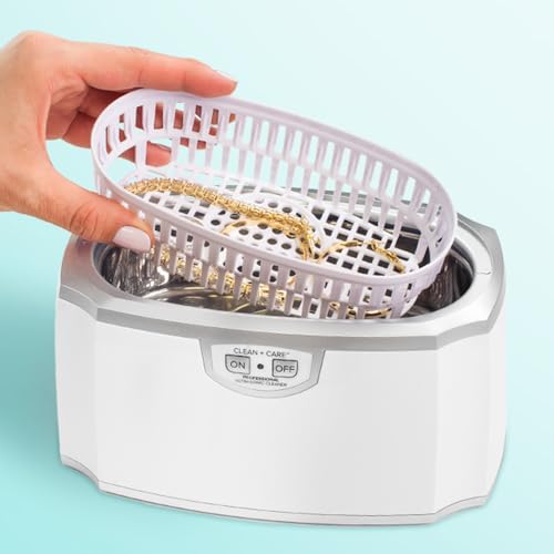 Professional Ultrasonic Cleaner Machine + Jewelry Cleaner Packettes 10 Pack