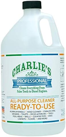CHARLIE'S PROFESSIONAL Cleans Everything From False Teeth to Diesel Engines Ready-to-Use Biodegradable All Purpose Cleaner, 1 Gallon