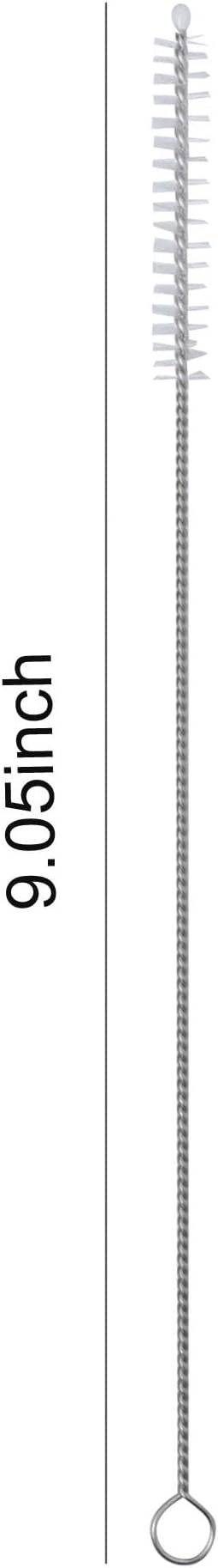 Drinking Straw Brush-50 Pack, 90" x 8 mm Cleaner Brush for Stainless Steel Straws and Cleaning Brush for Smoothie Straws. Reusable Washable Dishwasher Safe