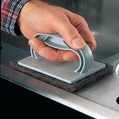 CANOPUS Scuff Pads 3 Maroon Very Fine 7447 and 3 Gray Ultra Fine 7448, 6" x 9" Abrasive Hand Sanding Pads, Surface & Paint Preparation, Scouring, Cleaning, Finishing, Automotive Autobody, Made of 3M