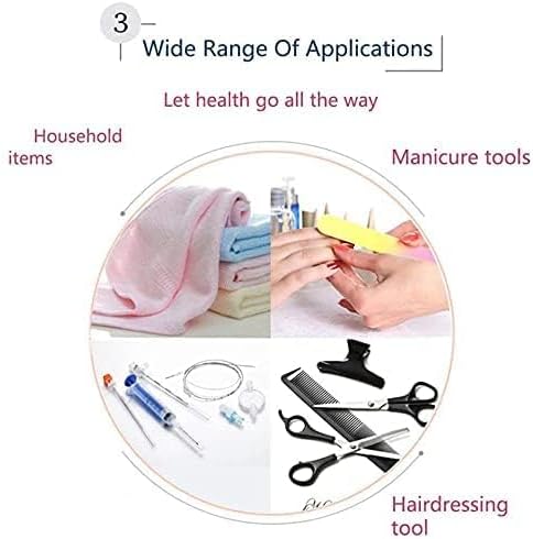 Nail Tool Sterilizer Disinfection Cabinet Ozone Disinfect for Nail Tools Nail Art Equipment Tool Manicure Portable Nail Disinfection Box Hairdressing Tool,Multipurpose for Health & Household