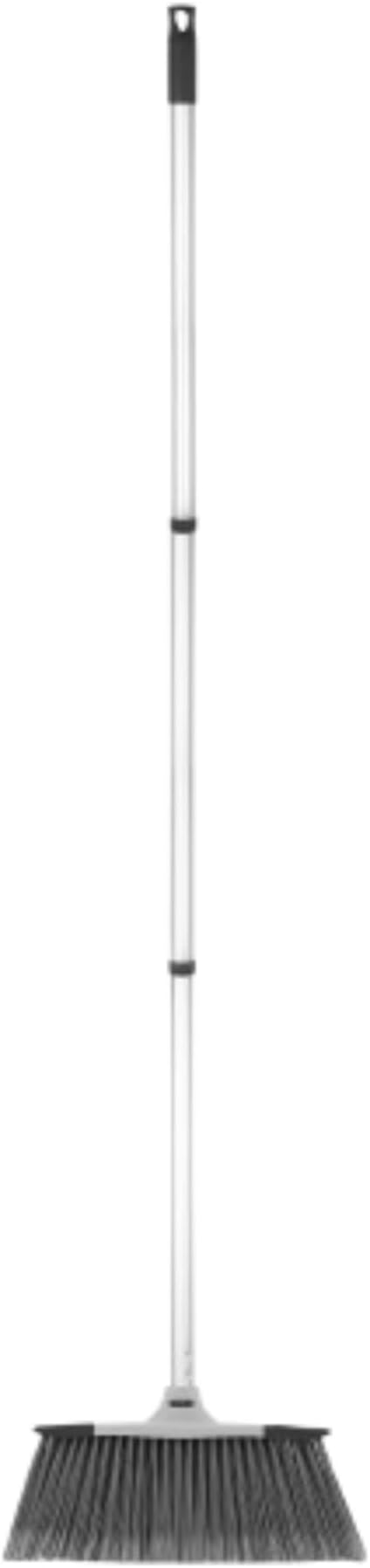 Superio 3 Part Heavy Duty Metal Handle Pole with Hanging Loop for Easy Storage, Mop Replacement Handle, Fits Most Brooms, Mops & Brushes, 48" (3 Pack)