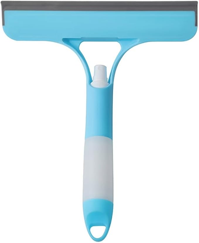 3 in 1 Window Cleaning Scraper 3 Pack 3 in1 Spray Squeegee Scraper for Window, Shower Door, Mirror, Glass and Car Cleaning