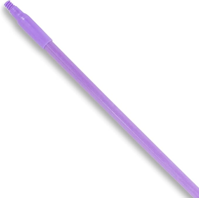 SPARTA 41225EC68 Fiberglass Broom Handle, Mop Handle, Replacement Handle With Acme Threaded Tip For Commercial Cleaning, 48 Inches, Purple, (Pack of 12)