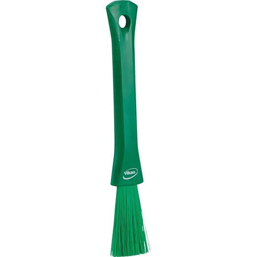 Vikan 5551302 UST Detailed Brush, 1" Soft, Green
