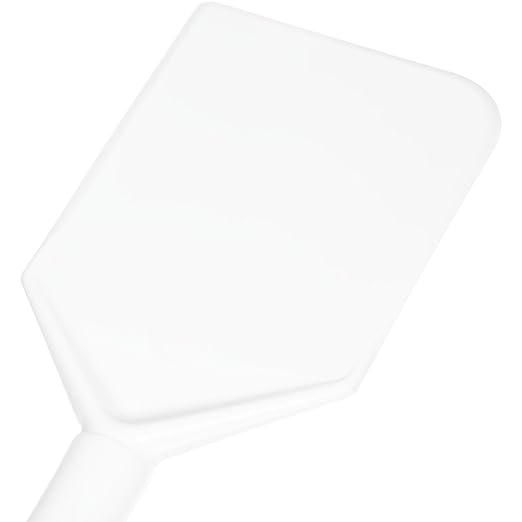 SPARTA Nylon Paddle Mixing Scraper, Food Safe, Waterproof with Long Handle for Large Batch Cooking and Cleaning, 48 Inches, White, (Pack of 6)