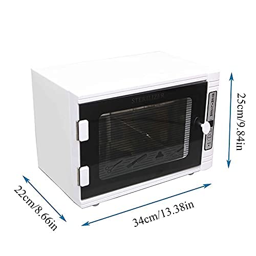 12L Nail Tool Sterilizer - Timed Cleaning Cabinet for Manicure Tools, Nail Art Equipment, Scissors Nail Clippers Tweezers Multi-Purpose Sterilization Machine for Spas & Beauty Salons