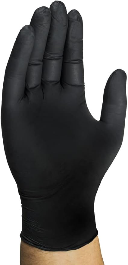 Mechanix Wear 5 Mil Blue Nitrile Disposable Gloves - Auto Repair Oil & Grease Proof Industrial Gloves - Chemical Resistant - Latex-Free & Powder-Free - Medium - 100 Pack