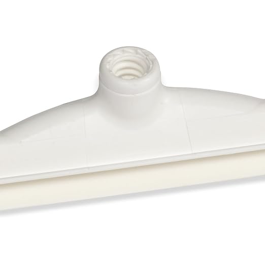 SPARTA 4156702 Plastic Double Foam Squeegee, Commercial Squeegee With Durable Contruction For Cleaning, Commercial, Residential, 18 Inches, White