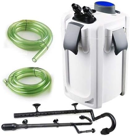 H2Pro SunSun External Canister Filter for Aquariums 3 Stage Filtration System Quiet Operation Easy Maintenance 264 GPH Model HW-702AW
