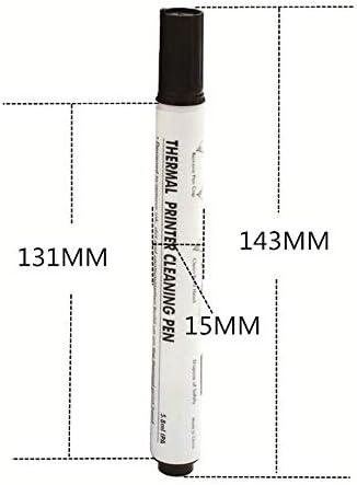Thermal Printer Cleaning Pen Printhead Cleaning Pen for Card Printer, Price of 12