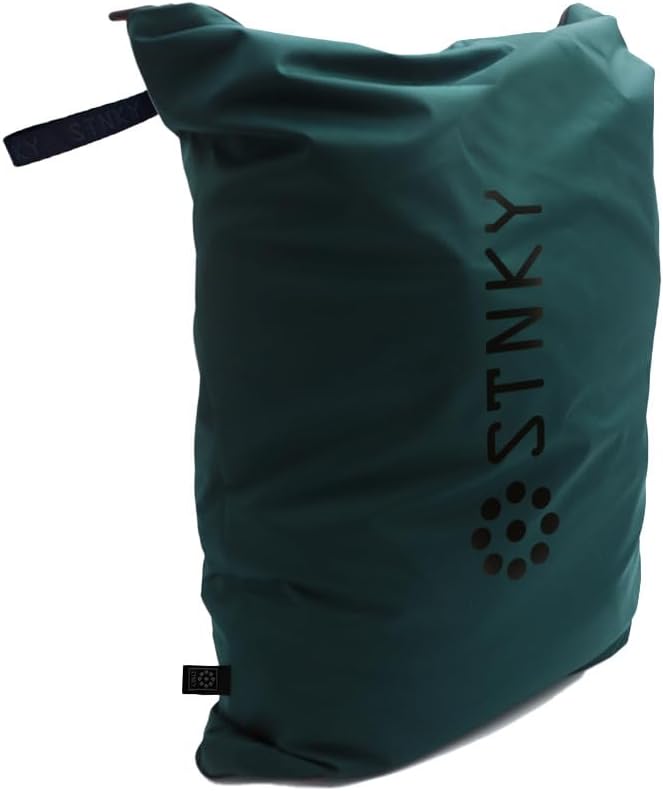 STNKY Bag Pro - Laundry Bags With Zips, Handles and Internal Mesh Bag for Travel, Yoga, Healthcare, Gym Kit, Laundry (XL, Forest Green)