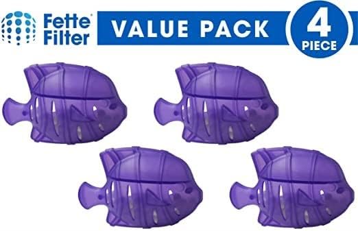 Fette Filter - 4 Pack Universal Humidifier Tank Cleaner Compatible with Drop, Droplet, Adorable, Warm & Cool Mist Humidifiers Tanks and Fish Tanks. Compare to Protec Kaz PC1F.
