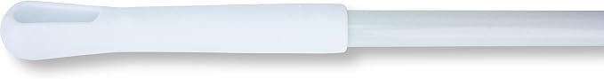 SPARTA 41083EC02 Plastic Color Coded Broom, Unflagged Bristles, Long Broom With Angled Head For Small Debris Cleaning, 56 Inches, White, (Pack of 12)