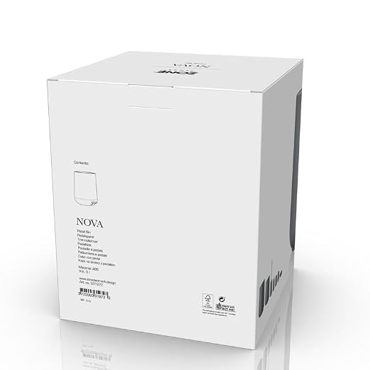 Zone Denmark Modern Elegance Nova Bathroom Bin, Cosmetic Bin, and Waste Bin - Sleek Design for Stylish Bathrooms and Efficient Waste Management