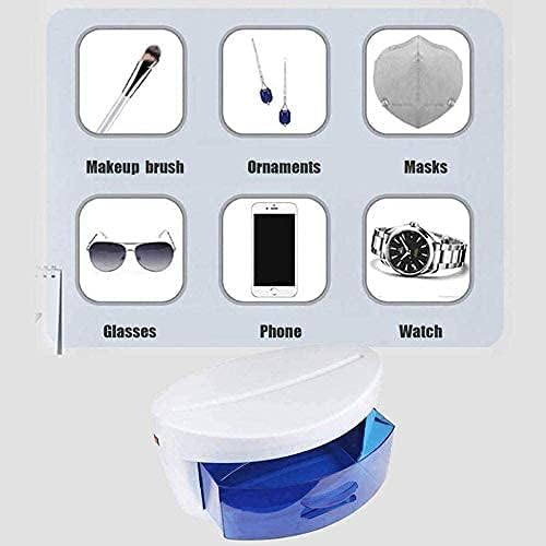 Nail Tool Sterilizer Disinfection Cabinet Ozone Disinfect for Nail Tools Nail Art Equipment Tool Manicure Portable Nail Disinfection Box Hairdressing Tool,Multipurpose for Health & Household