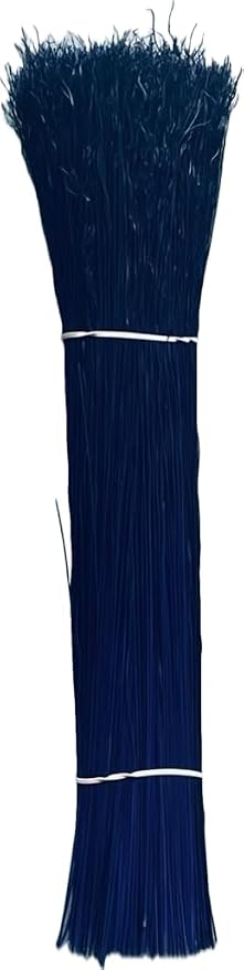 1 Pound Bundle Natural or Dyed/Colored Broomcorn Hurl for Broom Making and Crafting (Purple, 20 Inch)
