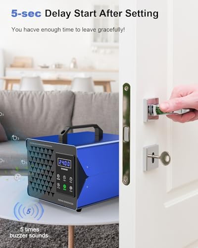 ONAMOR Bundle | Ozone Generator 70000mg and Digital Ozone Generator 180000mg - High Capacity Ozone Machine Odor Removal for Smoke, Car, Basement And Pet Room