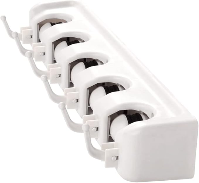 CHILDWEET Broom Holder Broom and Mop Organizer Wall Hanging Wall Mount Broom Organizer Wall Mount Escobas para Barrer Broom Closet Mop Holder Tool Organizer Wall Mops with Hook Hanger