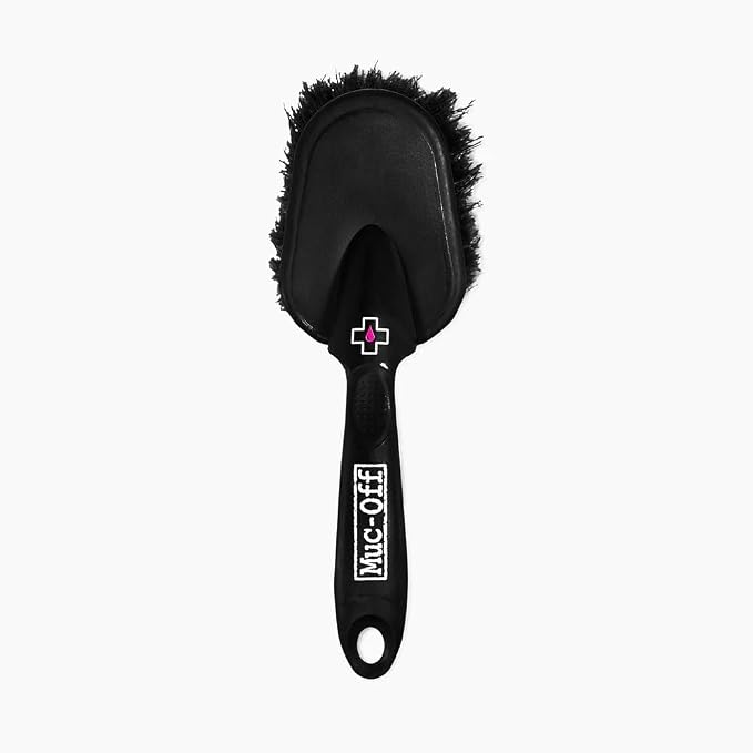 Muc-Off 206 5 Piece Premium Brush Kit - Includes 5 Bike Cleaning Brushes With Durable Nylon Bristles And Ergonomic Rubberised Handles To Minimise Impact