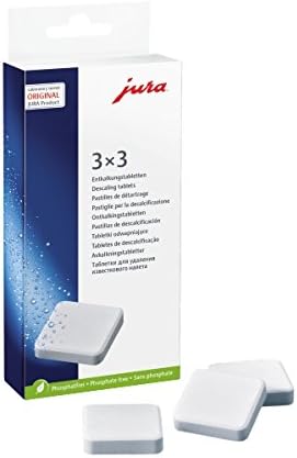 Jura CLEARYL Water-Filter Cartridge, White & 66281 Decalcifying/Descaling Tablets (9 tablets)