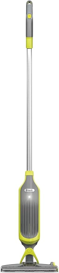 SHARK VM200 VACMOP Cordless Multi Surface Hard Floor Tile Wood Lightweight Floor Cleaner Vacuum Mop with (2) Disposable Pad, (1) Cleaning Solution Included, Light Gray/Green (Renewed)