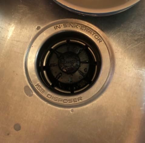 Rocky Mountain Goods Sink Garbage Disposal Guard - Prevent Silverware from Slipping into Disposal - Sink Disposal Splash Guard - Universal Fit - Food Scraper for Easy Sink Cleaning