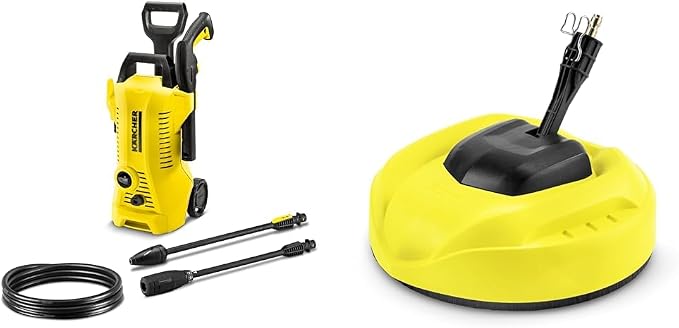 Kärcher 1700 PSI K 2 Electric Pressure Washer Bundle with 26' Hose, 2 Spray Wands, Universal Surface Cleaner for Electric Power Washers 2000 PSI