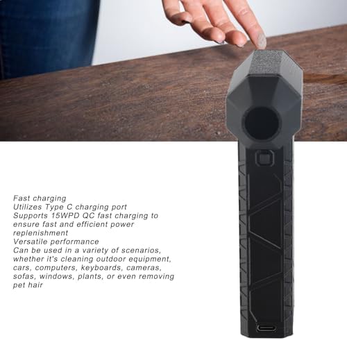 Mini Jet Blower, 300000RPM Speed Adjustable Powerful Efficient Air Duster, 16000mAh High Temperature Resistant Fast Charging Portable Blower for Car, Computer, Keyboard
