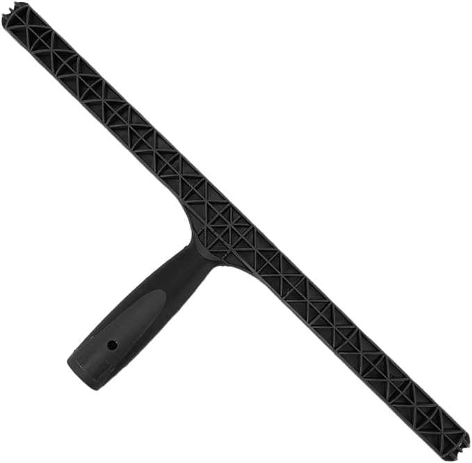 XERO Window Squeegee Cleaning Caddy Kit- Holster Side Bucket with Adjustable Belt -18" Channel with Handle and 1-18" T-Bar Washer with Sleeve Windshield Cleaner Tool