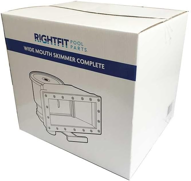 RightFit Wide Mouth Thru-Wall Above Ground Pool Skimmer Kit WB734757