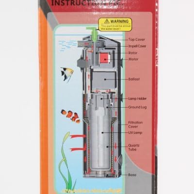 SunSun JUP-23 Aquarium Submersible Powerhead Filter with Sterilizer, 13-watt