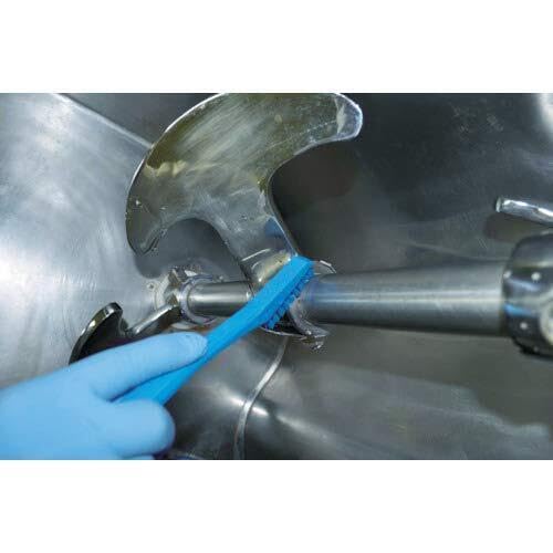 1/2 in W Detail Brush, Stiff, 5 1/2 in L Handle, 2 in L Brush, White, Plastic, 8 in L Overall - 1 Each