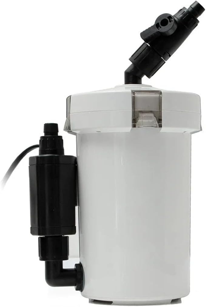 SunSun 3-Stage External Canister Filter for Aquariums & Ponds – 210 GPH Flow, Easy Setup & Maintenance – HW-604B