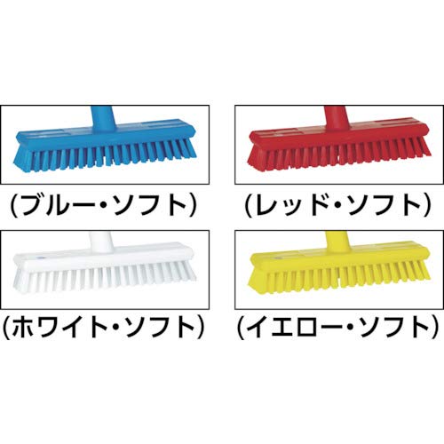 Vikan 70433 Deck Scrub,Medium,11",PP/PBT,Blue