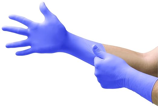 Microflex SEC-375 Supreno Extended Cuff Nitrile Glove, Large, Case of 500