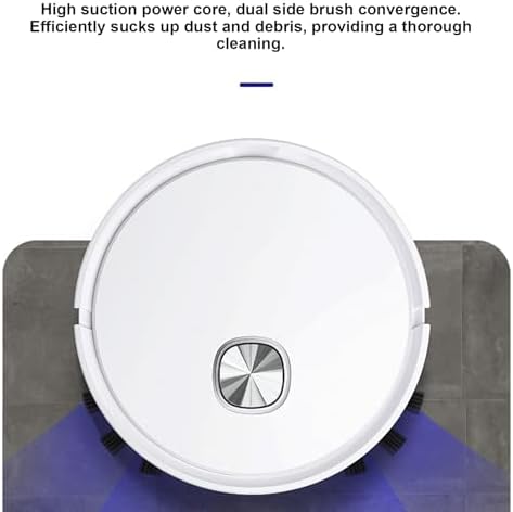 Yosoo Smart Robot Vacuum and Mop Combo, Advanced Navigation, Dynamic Cleaning Mode Adjustment, Robotic Vacuum Cleaner, Powerful Suction, Self Charging, Pet Hair, Hard Floors
