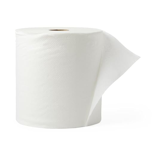 Medline Deluxe Paper Towel Roll, White, 8 Inches x 700'