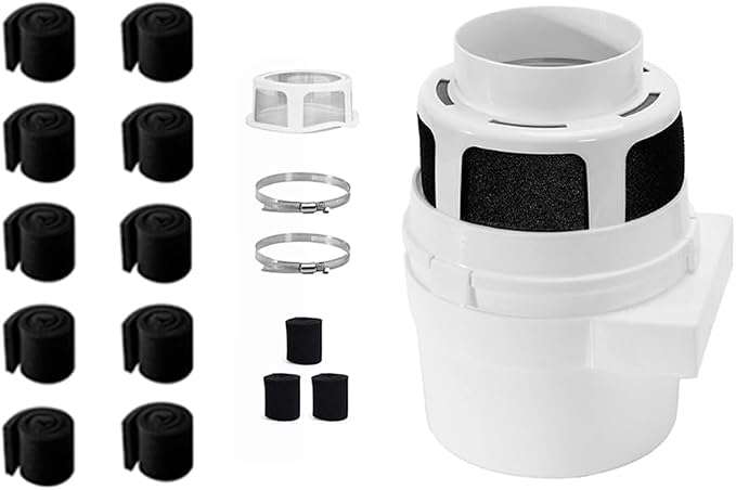 Upgraded Version - VIWINVELA 3 IN 1 Indoor Dryer Vent Kit for Electric Dryer, Dryer Lint Trap Filter Bucket Dryer Lint Catcher Box & VIWINVELA 10 Pack Dryer Filter Replacement