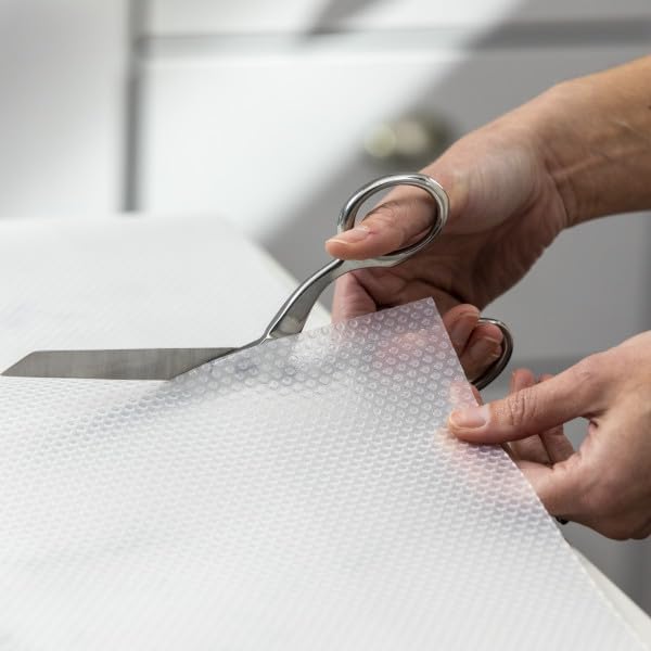 Duck Brand Clear Classic EasyLiner Shelf Liner, Non-Adhesive, Clear, 12 Inches x 20 Feet, 2 Rolls
