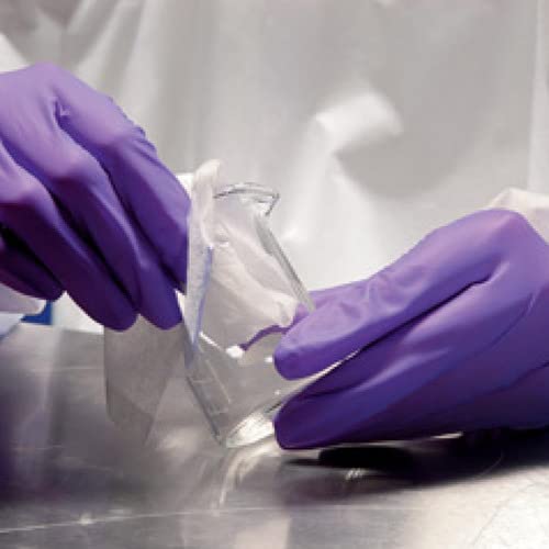 HALYARD Purple Nitrile Dental Patient Exam Gloves, Non-Sterile, 5.9 mil, 9.5 Inches, Purple, Medium, 53432 (Case of 1000)