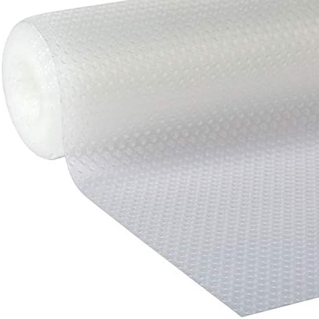 Duck Brand Clear Classic EasyLiner Shelf Liner, Non-Adhesive, Clear, 12 Inches x 20 Feet, 2 Rolls