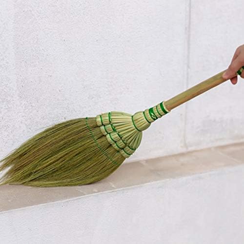 24-inch Tall of Thai Natural Grass Broom Asian Broom for RV's Camping Tent & Training Children Cleaning