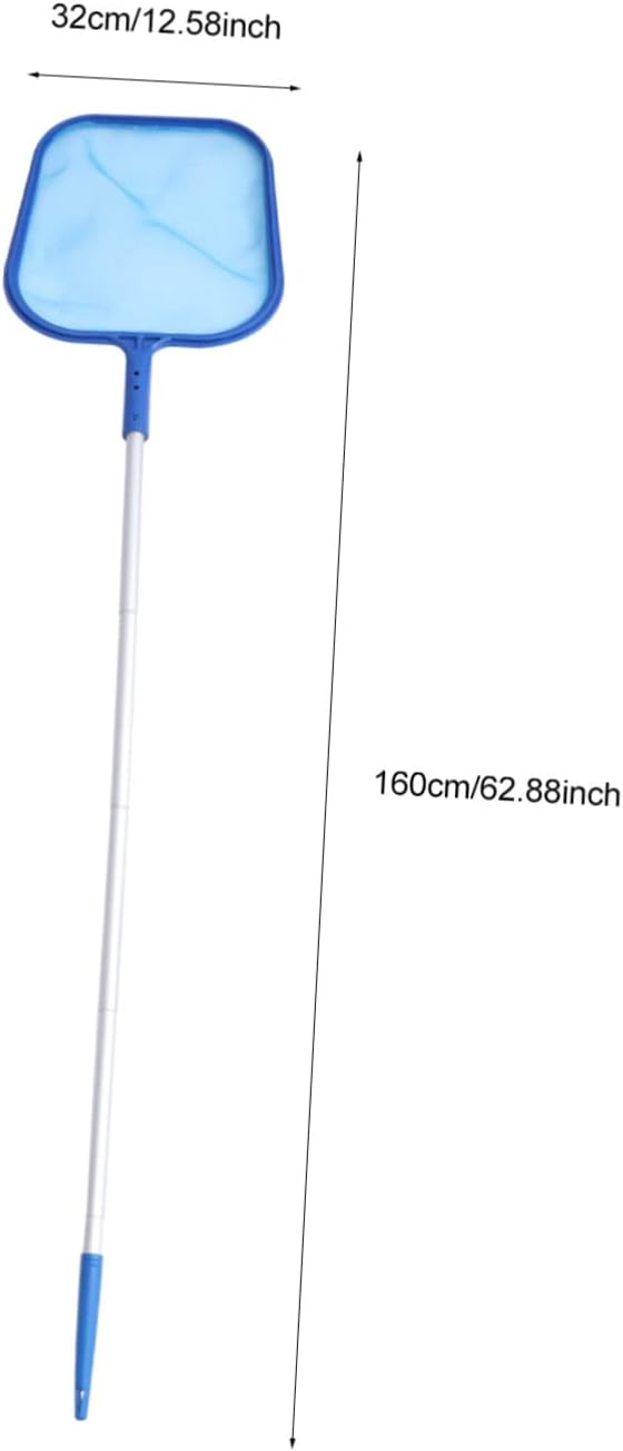 LIOOBO 3sets Telescopic Aluminum Pool Catching Skimmer Deep Nets for Cleaning Swimming Pools Ponds and Spas and Convenient Design