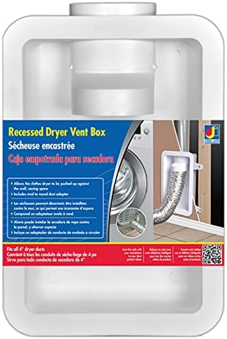 Dundas Jafine DRB4XZW Recessed Dryer Vent Box